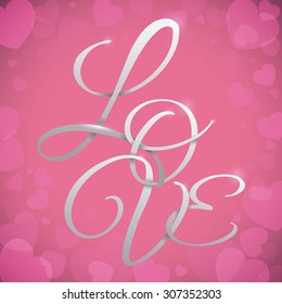 Love digital design, vector illustration eps 10.