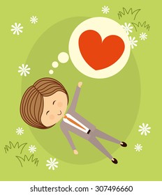 Love digital design, vector illustration eps 10.
