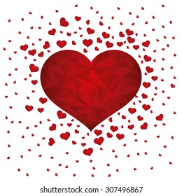 Love digital design, vector illustration eps 10.