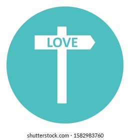 
Love direction, signpost Isolated Vector Icon which can be easily modified or edited
