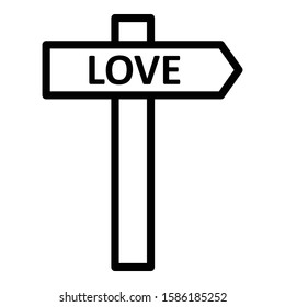 
Love direction, signpost Isolated Vector Icon which can be easily modified or edited
