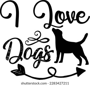 i love dogs svg ,dog design, dog Svg design