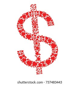 Love dolar vector