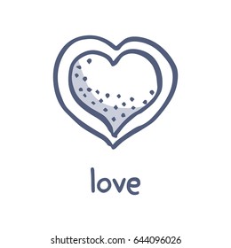 love doodle icon