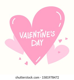 Love doodle icon isolated on white, hand drawn vector illustration. Happy Valentine's Day. Concept for card, children print, social media post