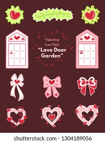 Love Door Garden icon pack