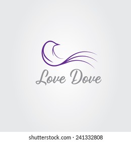love dove vector design template