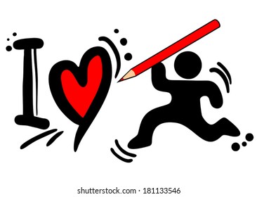 Love draw message