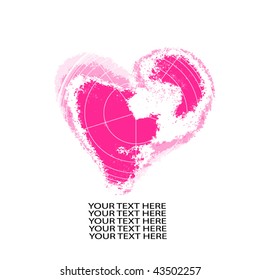   Love the earth vector