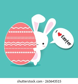 I love Easter for card,poster or background, illustration design.