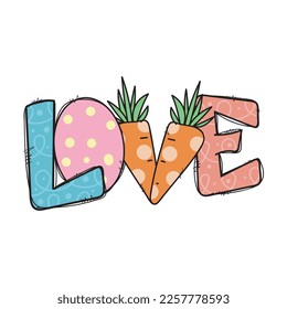 love, easter love design, Easter Sublimation