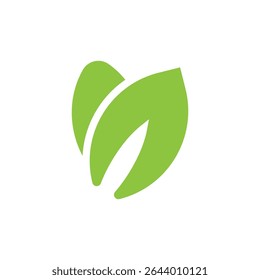 Love Eco Logo Vector Icon Template Illustration