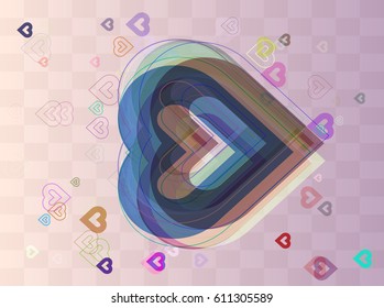 love elements background