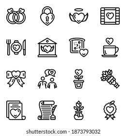 Love Elements Solid Icon Pack 