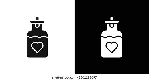 Love Elixir icon logo set vector