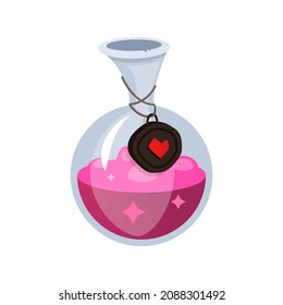 Love elixir - modern flat design single isolated object