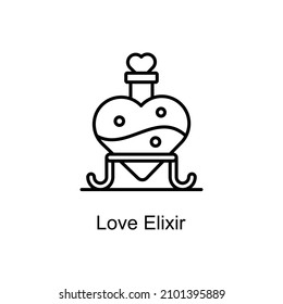 Love Elixir Vector line icons for your digital or print projects.
