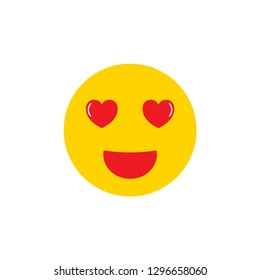 Love emoji vector icon