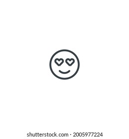 Love Emoji - Vector Icon Pictogram