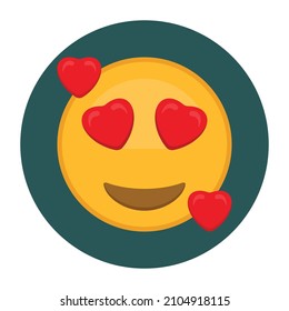 Love Emoji vector icon Which Can Easily Modify Or Edit 