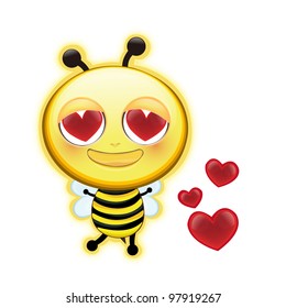 In love emoticon
