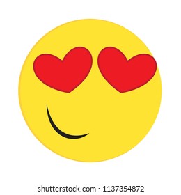 Love emoticon illustration