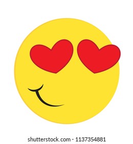 Love emoticon illustration