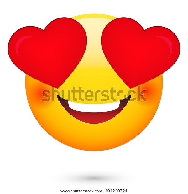 Love Emoticon Isolated Vector Illustration On Stock Vector (Royalty ...