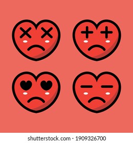 Love Emoticon Love, sad Spectacles