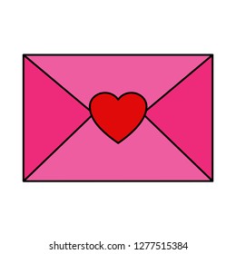 Love envelope icon