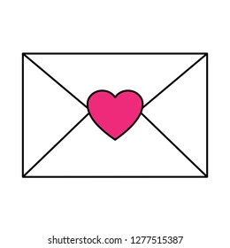 Love envelope icon