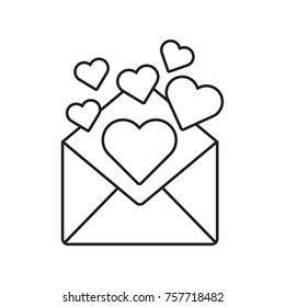 Love envelope icon