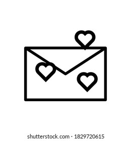 Icono de sobre de amor en los pasos 8