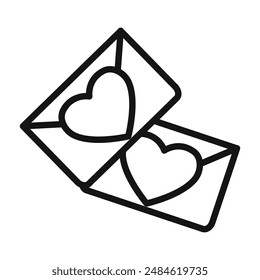 amor sobre icono marca en estilo relleno