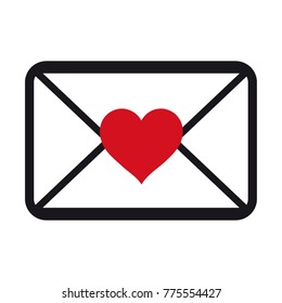 Love Envelope - Isolated Vector Shapes