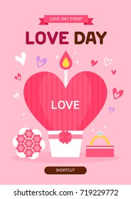 Love event illustration