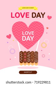 Love event illustration