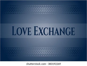 Love Exchange card or poster