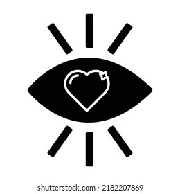 Love Eyes Vector icon which is suitable for commercial work and easily modify or edit it

