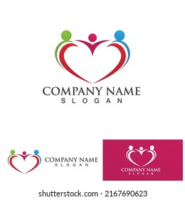 Love Family Care Logo vector