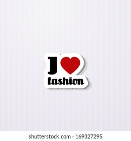 i love fashion