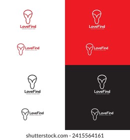 Love find logo for multiple uses