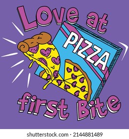 LOVE AT FIRST BITE PIZZA