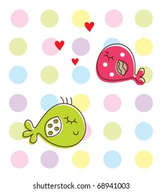 love fish doodle