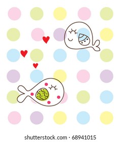 love fish doodle