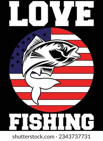 Love fishing EPS file for cutting machine. You can edit and print this vector art with EPS editor.