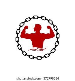 Love Fitness, Health Nature Solution Logo Template