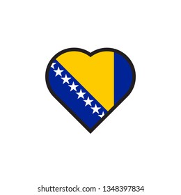 love flag Bosnia and Herzegovina