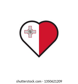 love flag Malta