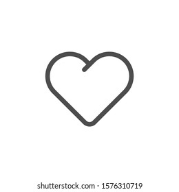 Love Flat Design Line Vector